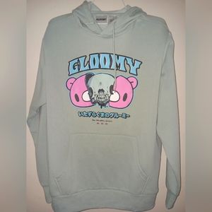 Gloomy The Naughty Grizzly Large Hoodie